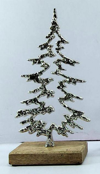 Aluminium Baum auf Sockel M, Bronze