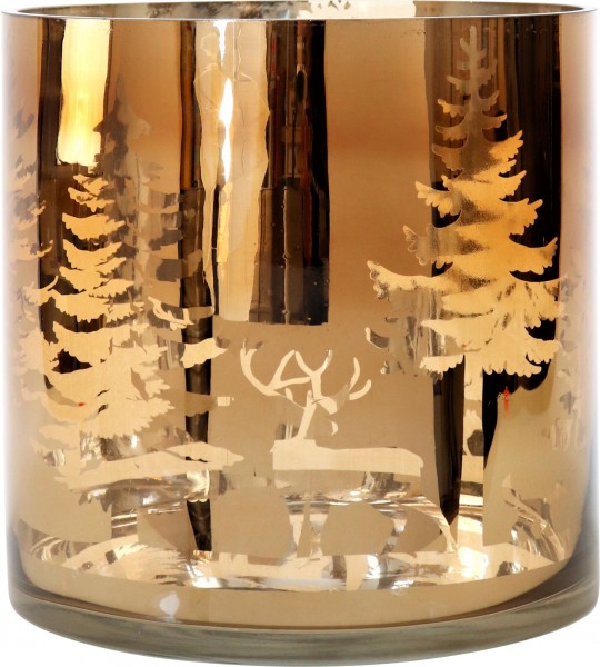 Windlicht/ Vase "Zauberwald", L