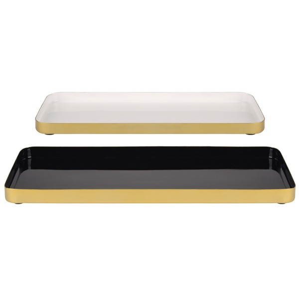 Layer Tabletts eckig